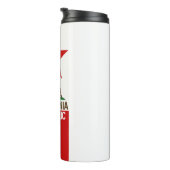 Dynamische California State Flag Graphic op een Thermosbeker (Geroteerd rechts)