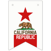Dynamische California State Flag Graphic op een Vlaggetjes (Eerste vlag)