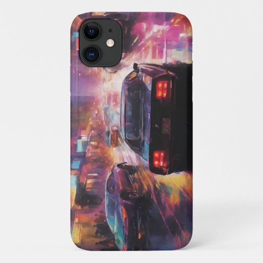 Dynamische Cityscape Racing Case-Mate iPhone Case (Achterkant)