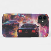 Dynamische Cityscape Racing Case-Mate iPhone Case (Achterkant (horizontaal))