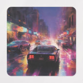 Dynamische Cityscape Racing Labels (Design 2)