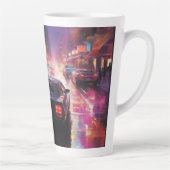 Dynamische Cityscape Racing Latte Mok (Rechts)