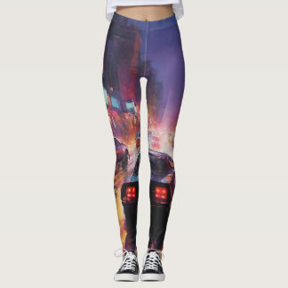 Dynamische Cityscape Racing Leggings