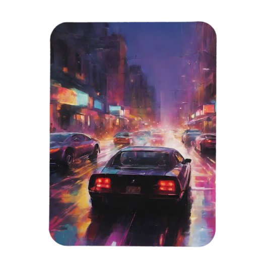 Dynamische Cityscape Racing Magneet (Verticaal)