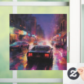 Dynamische Cityscape Racing Raamsticker (Huis)