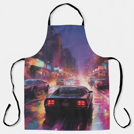 Dynamische Cityscape Racing Schort (Voorkant)