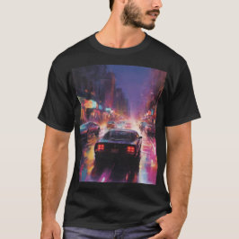 Dynamische Cityscape Racing T-shirt