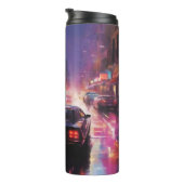 Dynamische Cityscape Racing Thermosbeker (Geroteerd rechts)