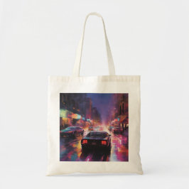 Dynamische Cityscape Racing Tote Bag
