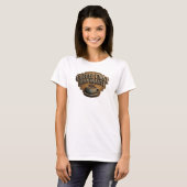 Dynamische COFEE EERST DAN REALITEIT Kunstwerk Cre T-shirt (Voorkant volledig)