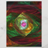 Dynamische connecties Abstracte Art Flyer (Voorkant)