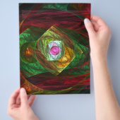 Dynamische connecties Abstracte Art Flyer (Hand)