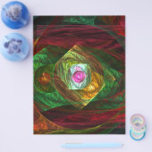 Dynamische connecties Abstracte Art Flyer (Enkel)