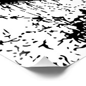 Dynamische Cowboy Rodeo Silhouette Art Perfect Poster (Hoek)