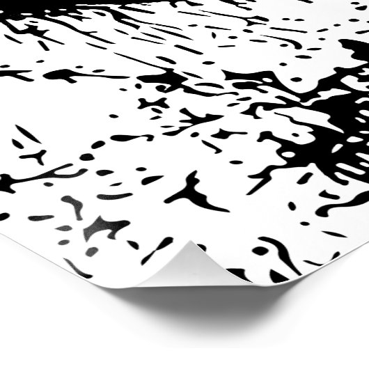 Dynamische Cowboy Rodeo Silhouette Art Perfect Poster (Hoek)