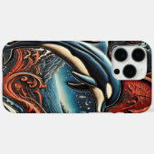 Dynamische Dolfijn Art Piece Case-Mate iPhone Case (Achterkant (horizontaal))