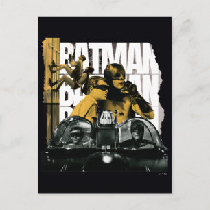 Dynamische Duo Scrapbook-foto Briefkaart