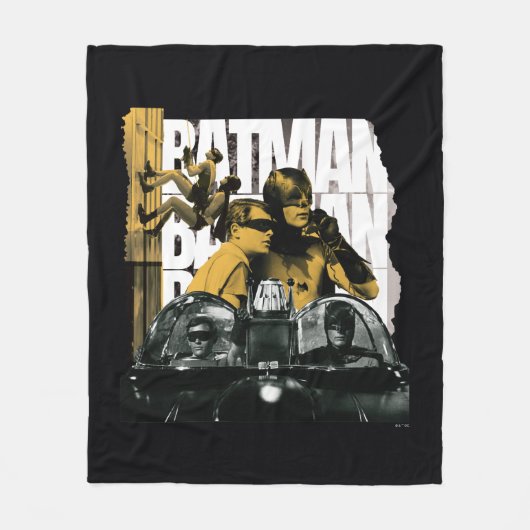 Dynamische Duo Scrapbook-foto Fleece Deken (Voorkant)