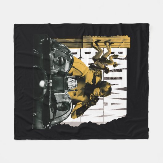 Dynamische Duo Scrapbook-foto Fleece Deken (Voorkant (Horizontaal))