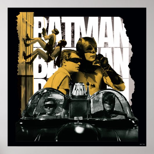 Dynamische Duo Scrapbook-foto Poster (Voorkant)