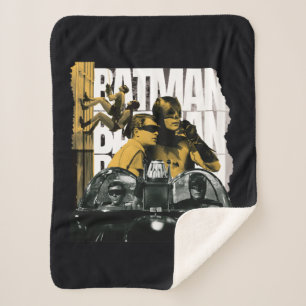 Dynamische Duo Scrapbook-foto Sherpa Deken