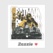 Dynamische Duo Scrapbook-foto Sticker (Vel)