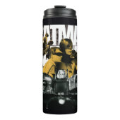 Dynamische Duo Scrapbook-foto Thermosbeker (Voorkant)