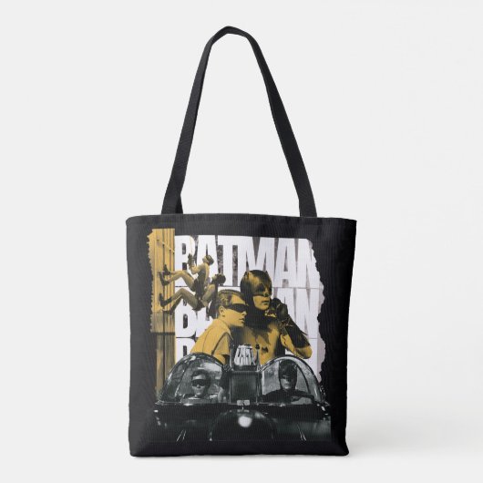 Dynamische Duo Scrapbook-foto Tote Bag (Achterkant)