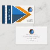 Dynamische Enterprise Lively Import Export Manager Visitekaartje (Voorkant / Achterkant)