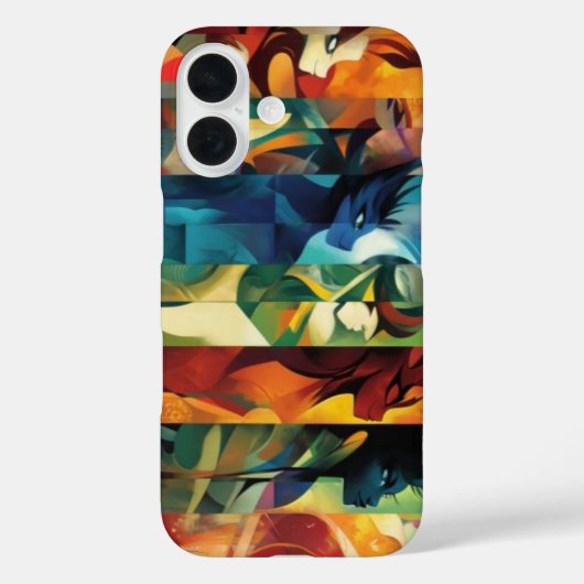 Dynamische Essentie: Bewakers van het Spectrum Case-Mate iPhone Case (Achterkant)