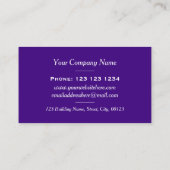 Dynamische Eye Catching Kleurrijke Pinstripes Visitekaartje (Achterkant)