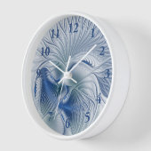 Dynamische Fantasie Abstract Blau Tinten Fractal K (Hoek)