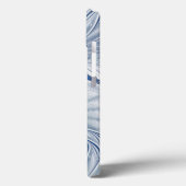 Dynamische Fantasie Abstract Blau Tinten Fractal K Case-Mate iPhone Case (Achterkant / Links)