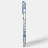 Dynamische Fantasie Abstract Blau Tinten Fractal K Case-Mate iPhone Case (Achterkant / Links)