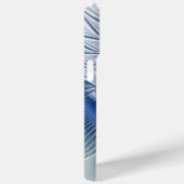 Dynamische Fantasie Abstract Blau Tinten Fractal K Case-Mate iPhone Case (Achterkant / Rechts)
