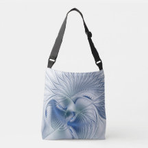 Dynamische Fantasie Abstract Blau Tinten Fractal K