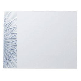 Dynamische Fantasie Abstract Blau Tinten Fractal K Notitieblok