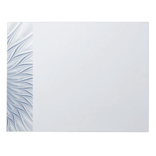 Dynamische Fantasie Abstract Blau Tinten Fractal K Notitieblok