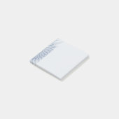 Dynamische Fantasie Abstract Blau Tinten Fractal K Post-it® Notes (Schuin)