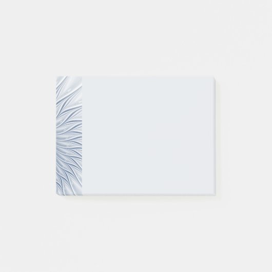 Dynamische Fantasie Abstract Blau Tinten Fractal K Post-it® Notes (Voorkant)