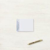 Dynamische Fantasie Abstract Blau Tinten Fractal K Post-it® Notes (Op bureau)