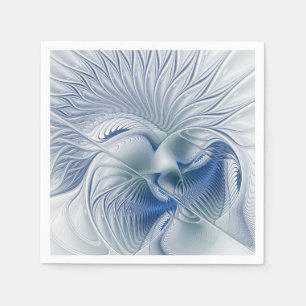 Dynamische Fantasie Abstract Blau Tinten Fractal K Servet