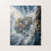 Dynamische Fantasy-trol in dramatisch atmosferisch Legpuzzel (Verticaal)
