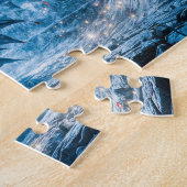 Dynamische Fantasy Vampier in Dramatische Nachteli Legpuzzel (Zijkant)
