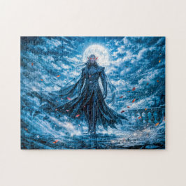 Dynamische Fantasy Vampier in Dramatische Nachteli Legpuzzel
