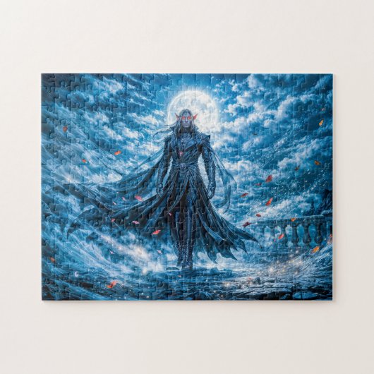 Dynamische Fantasy Vampier in Dramatische Nachteli Legpuzzel (Horizontaal)