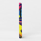 Dynamische fluorescerende verfstrepen Case-Mate iPhone case (Achterkant/links)