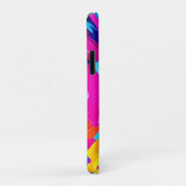 Dynamische fluorescerende verfstrepen Case-Mate iPhone case (Achterkant/rechts)