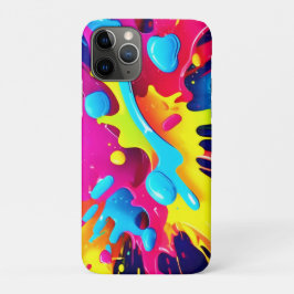 Dynamische fluorescerende verfstrepen Case-Mate iPhone case