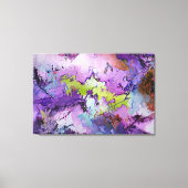 "Dynamische Fragmenten" Hedendaagse Abstracte Kuns Canvas Afdruk (Voorkant)
